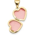 thumbnail image 3 of 10k Yellow Gold Scroll Border Heart Locket - 16mm, 3 of 6