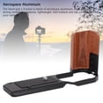 thumbnail image 3 of Hand Grip L Bracket for Z F Camera, L Shape Bracket Wooden Grip with 1/4 Inch Screw Hole, Handgrip L Shape Grip, Built in Quick Release Plate for Arca, 3 of 7
