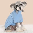 thumbnail image 3 of BadPiggies Fleece Vest Dog Sweater with Leash Attachment, Warm Pullover Dogs Coat Jacket Small Pet Winter Clothes (M, Blue), 3 of 9