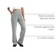 thumbnail image 4 of Pantalones CRZ YOGA SoftAura de pierna ancha en modal 30" XL, 4 of 5