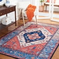 thumbnail image 4 of SAFAVIEH Tucson Barrfind Traditional Machine Washable Area Rug, 3' x 5', Rust/Blue, 4 of 15