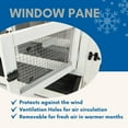 thumbnail image 6 of TRIXIE Weatherproof Outdoor 2-Story Wooden Small Animal Hutch with Large Run & Tray, Gray, 6 of 7