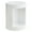 White, variant on LeisureMod 14" Wide Round Side Table in Fiberstone with Open Storage Compartment and Painted Finish Indoor Outdoor Use Modern Home, Living Room, Bedroom, Patio, Garden Nook Collection in White