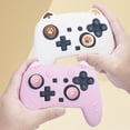 thumbnail image 4 of Soft Silicone Protective Cover Skin Set for Nintendo Switch Pro Controller, Anti-Slip, Cute Cat Paw Prints, Rocker Cap Included, Gaming Accessories, 4 of 8