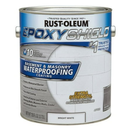 Rust Oleum Zinser White Epoxy Waterproof 1g Voc