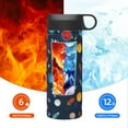 thumbnail image 6 of Sikiie Space Cartoon Print 18OZ Insulated Straw Cup, Portable Leak-proof Sports Water Bottle, Stainless Steel Water Cup Suitable for Home and Outdoor, 6 of 8