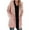 Pink, variant on AOOCHASLIY Women Coat Women Medium Length Dough Twists Pocket Knitted Cardigan Fashionable Coat