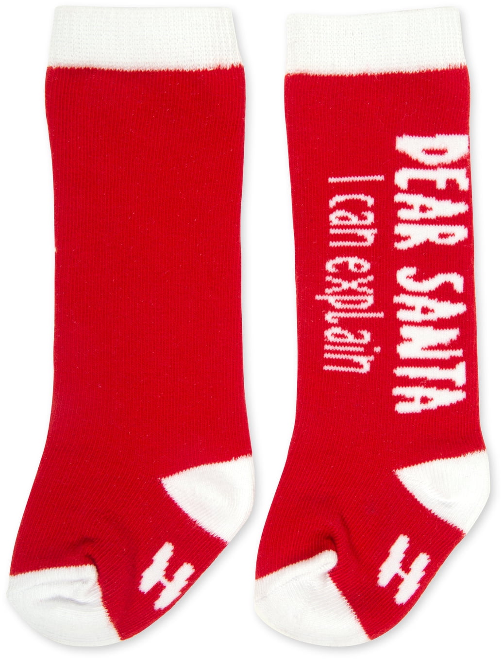 newborn red socks