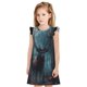 thumbnail image 1 of Fotbe Mystical Forest Elk Vestido de Dormir para Niñas de 3 a 10 Años, Mangas Cortas, Estilo Princesa, Pijama Camisón con Mangas Voladas-Small, 1 of 6