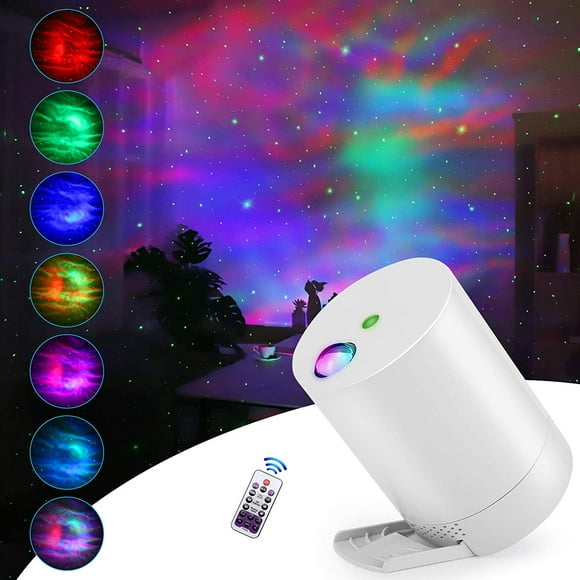 Jinsinto Star Sky Projector, Ocean Wave Galaxy Light with Remote Control, Nebula for Kids Room with Adjustable Speed and Brightness, Star Projector, LED Star Projector Lamp
