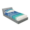 thumbnail image 2 of Ambesonne Tropical Fitted Sheet & Pillow Sham Set, Summer Beach Coast, Twin, Blue Turquoise White, 2 of 2