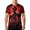Watermelon Red, variant on Y-Sunset Halloween T-Shirt for Men, Funny Skeleton Graphic Short Sleeve Crew Neck T-Shirt, Novelty Short Sleeve Crewneck Shirt