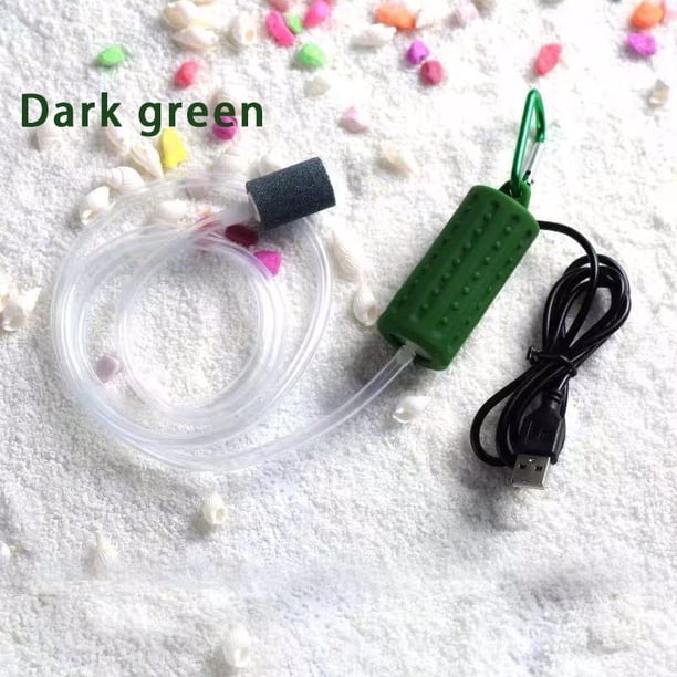 Mini USB Aquarium Fish Tank Oxygen Air Pump Mute Energy Saving Accessories Fishbowl Oxygen Air Pump Aquatic Terrarium Supplies He Qiyong unisex