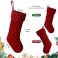 thumbnail image 6 of Ayieyill 6Pcs Christmas Stockings, Large Xmas Stockings Double-Sided 18 Inches Fireplace Stockings for Family Christmas Decorations (Red,White), 6 of 7