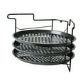 thumbnail image 3 of Estante para bandejas de pizza, expositor multiusos de 4 niveles para fiestas, hoteles y restaurantes Bandeja con orificios de 11 pulgadas 3 piezas, 3 of 8