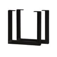 thumbnail image 2 of U Style Furniture Legs 15" High Black Powder coated, 2 of 2
