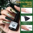 thumbnail image 2 of modelones Gel Nail Polish Kit -6 Colors Green Glitter Gel Polish Set Forest Green Avocado Sparkle Soak Off Gel Nail Kit Manicure DIY Nail Art Salon Home Gift, 2 of 8