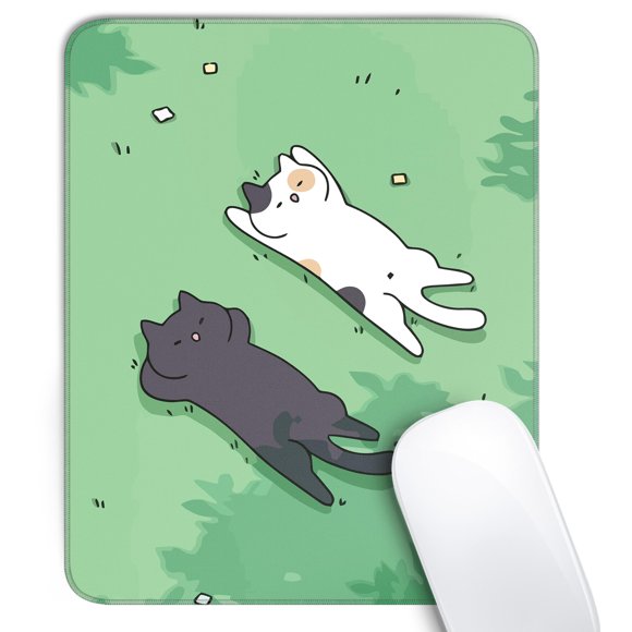 Mouse pad XSXXSC gato lindo 26 x 21 cm antideslizante de goma