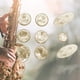 thumbnail image 1 of Piezas de repuesto para saxofón soprano Instrumentos musicales Accesorios para saxofón (Beige), 1 of 5
