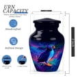 thumbnail image 2 of Puffin Small Urns For Adult Male Small, Mini Urn For Ash For Women, Miniature Urns For Human Ashes Adult Male, Ashes Keepsake For Men, Blue Urn For Male And Female, 3 Inch, 2 of 7