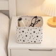 thumbnail image 3 of Cotton and Linen Desktop Storage Box, Miscellaneous Item Storage Box, Simple Pattern Storage Basket, Decorative Storage Basket, for Organizing Clothes, Toys, Books, and Daily Essentials, 3 of 6