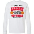 thumbnail image 3 of Inktastic That's My Awesome Grandson out There with Basketballs Long Sleeve T-Shirt, 3 of 5