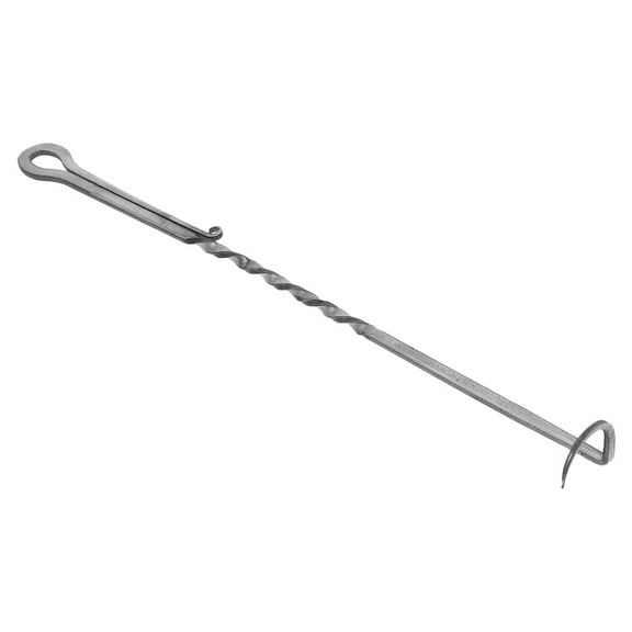 STRANDCHIC Grill Meat Hook Stainless Steel Nonslip Handle for Outdoor Barbecue
