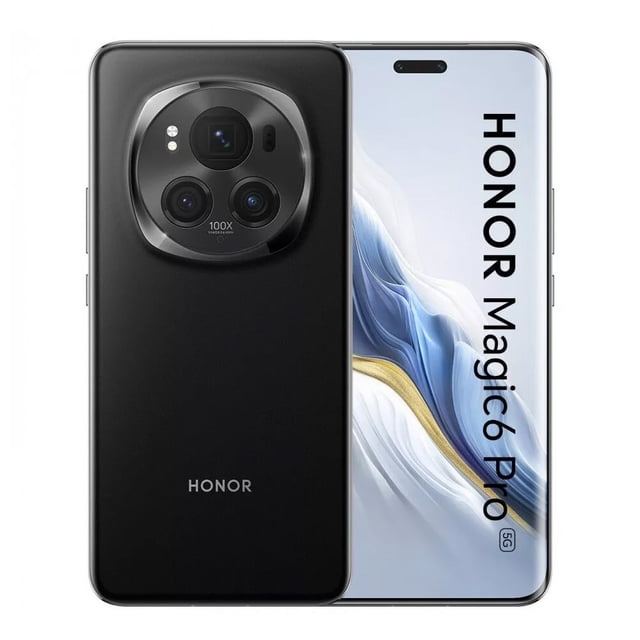 Teléfono inteligente Honor Magic6 Pro Dual SIM 12 GB + 512 GB desbloqueado 5G(negro)