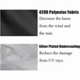 thumbnail image 2 of Fire Pit Cover Protective Cover for Fire Pit Reusable Waterproof Grill Cover Barbecue Cover (112 x 61cm), 2 of 5