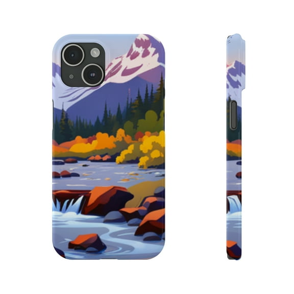 Slim Glossy SmartPhone Cases for Apple iPhone 15 14 13 12 11 8 7 X Models