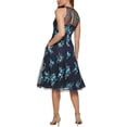 thumbnail image 2 of Vince Camuto Womens Floral Embroidered Halter Style Dress Turquoise 8, 2 of 2