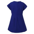 thumbnail image 2 of Richie House Girls' Short Sleeve Wool Dress with Pearls RH2178, 2 of 7