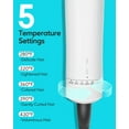 thumbnail image 7 of CNV Le Duo Grande 360° Airflow Styler | 2-in-1 Curling Wand & Titanium Flat Iron Professional Hair Straightener and Curler with Cooling Air Vents to Lock in Style | Adjustable Temp (White), 7 of 7