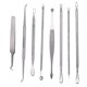 thumbnail image 5 of Kit de herramienta Removedor cabeza negra profesional Extractor manchas espinilla comedon acnecabeza acero inoxidable Herramienta belleza, 5 of 5