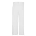 thumbnail image 5 of Fashion YLSDY Men's Straight Leg Linen Dress Pants Loose Elastic Waist Business Casual Lightweight Sweatpants with Pockets White XXL, 5 of 6