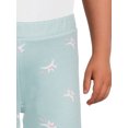 thumbnail image 2 of Garanimals Toddler Girl Print Fleece Joggers, Sizes 2T-5T, 2 of 6