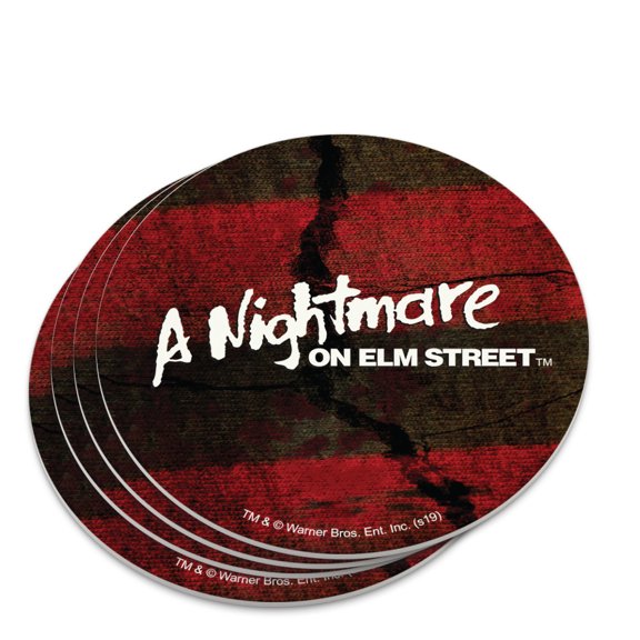 A Nightmare on Elm Street Logo Novelty Coaster Set
