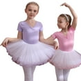 thumbnail image 5 of LYMAYTER Kids Toddler Girls Ballet Skirt Summer with Tutus Skirt with Removable Skirt 3-11Y Toddler Hollow Back Dance Dress Combo Skirt, 5 of 10