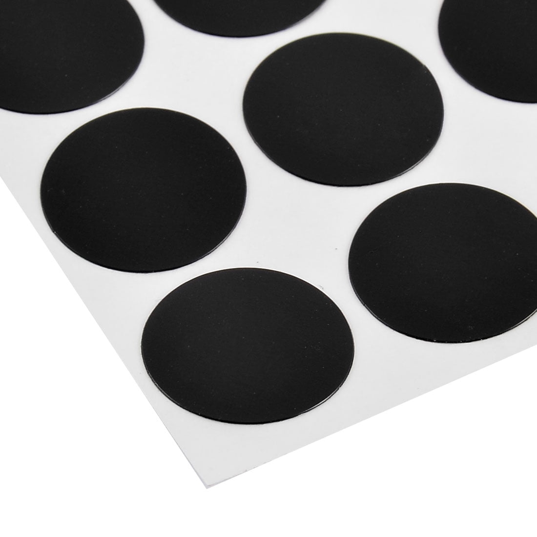 21mm Dia Furniture Selfadhesive Screw Hole Stickers Covers Matte Black