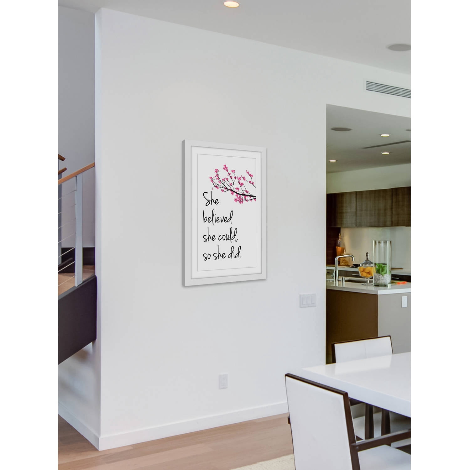 "She Believed" Framed Painting Print