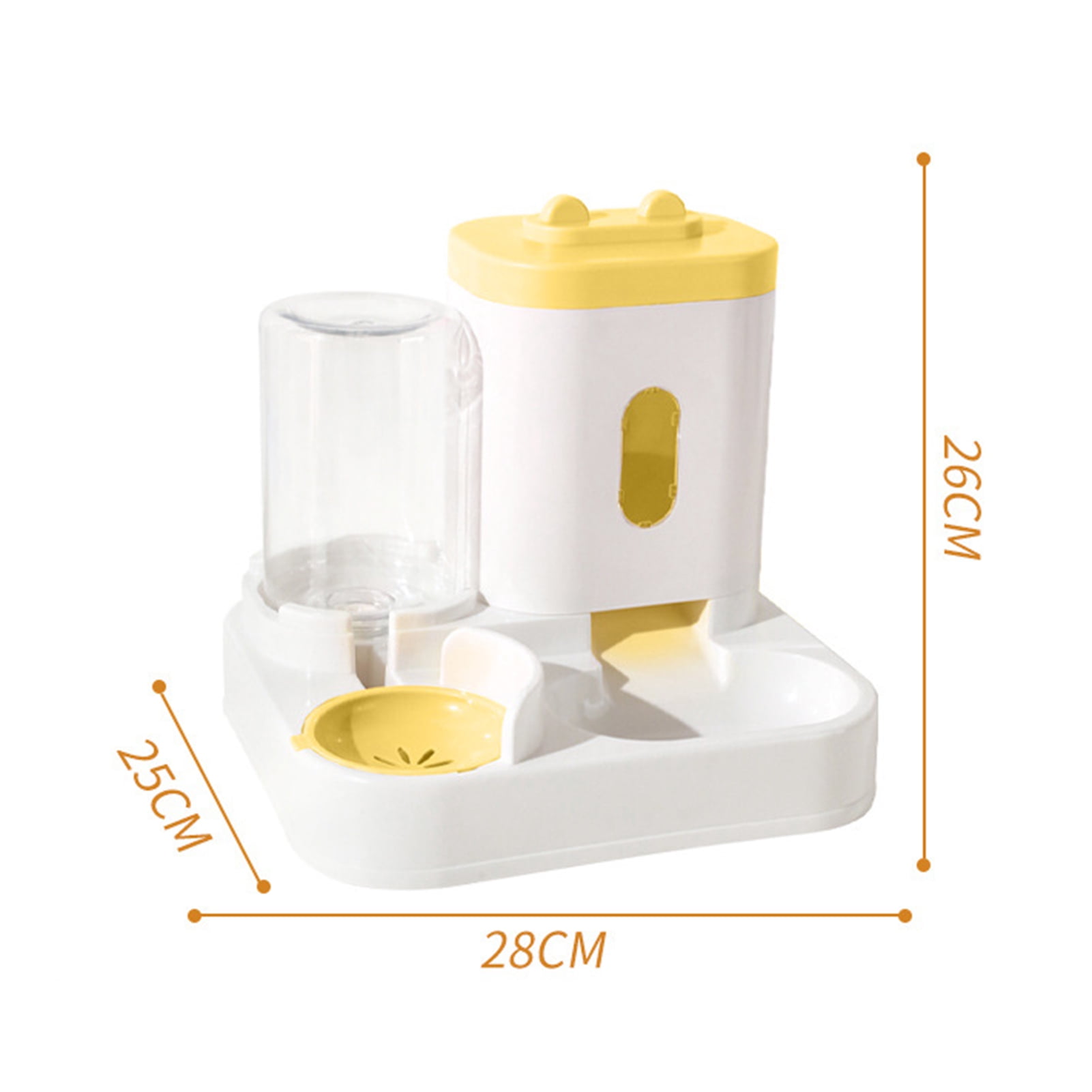 YIFAEUX Pet Feeder Automatic Gravity Cat Dog Water Dispenser Large Capacity Visible Pet Food Feeder Pet Supplies