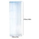 thumbnail image 3 of Cortinas de voile transparentes para decoración del hogar, decoración de habitaciones y paredes, mosquiteras de 40 x 106 pulgadas, 3 of 7