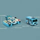 thumbnail image 5 of Fiudx Ofertas De La Semana Volante De Autobús Deformable Multifuncional Para Niños, Luz Para Caminar Inercial, 5 of 5