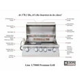 thumbnail image 4 of Lion 32-Inch Natural Gas Grill L75000 with Refrigerator and Door and Drawer Combo and Drop-In Sink with and 5 in 1 BBQ Tool Set Best of Backyard Package Deal, 4 of 4