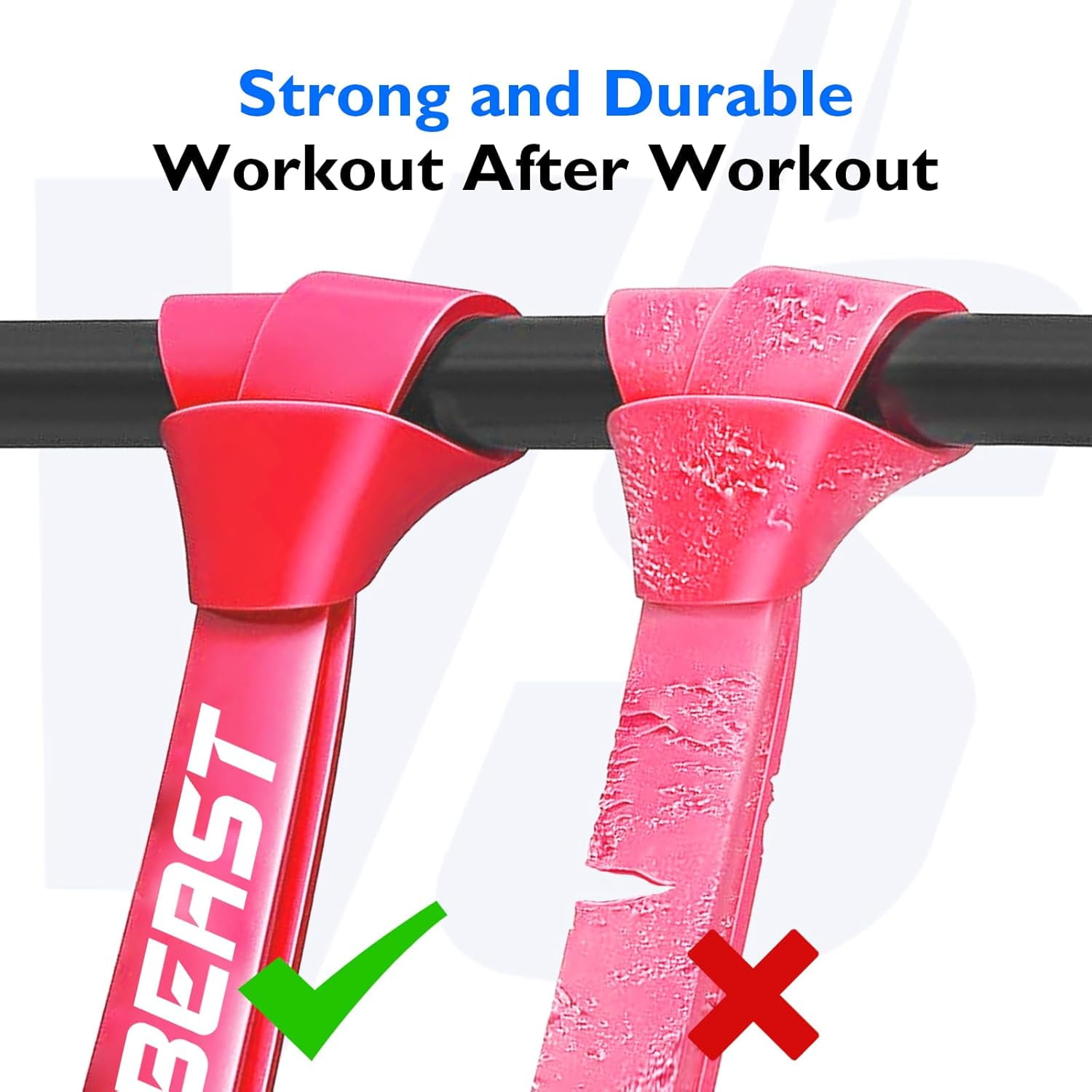 Resistance Bands Set, Pull Up Assist Bands for Strength Training, Powerlifting, Muscle Toning, Yoga, Mobility Exercises, Rehabilitation, Full-Body Workout