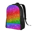 thumbnail image 2 of Fotbe Colorful Glitter Travel Laptop Backpack, Business Slim Sturdy Laptops Backpack, Water Resistant College School Computer Bag Gift for Men & Women Fits 15.6 Inch Notebook, 2 of 8