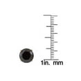 thumbnail image 3 of Monture Panier de Clous d'Oreilles en Or Blanc 14K avec Diamants Noirs Ronds 4 Ct, 3 of 3