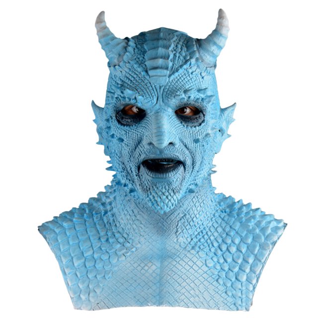 Máscara Belial del Señor de las Mentiras, máscara de látex Natural para Cosplay, máscara de disfraz de Halloween de demonio aterrador malvado