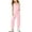 Pink, variant on RGDYPKO Comfortable Jumpsuit For 2025 Girls Boys Girls Overalls Kids Casual Sleeveless Linen Jumpsuit 1 Piece Rompers With Pockets Fashionable Street Clothing Size 5-6 Years