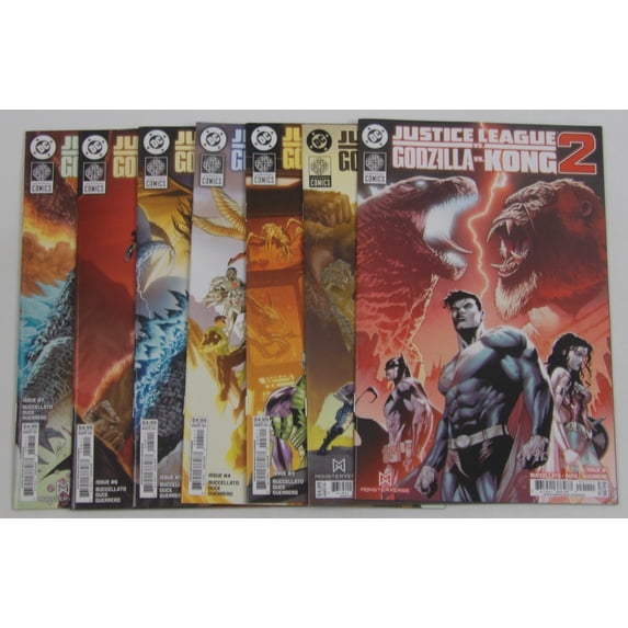 Justice League Vs Godzilla Vs Kong 2 #1-7 VF/NM complete series Monsterverse ; DC